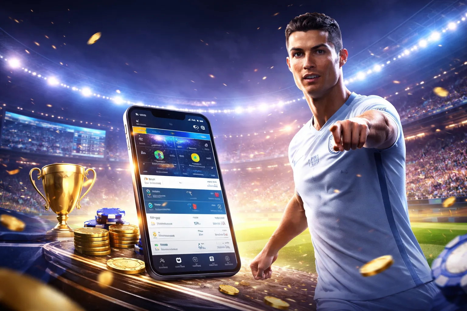 Banner quảng cáo Fun88 với các trò chơi cá cược sôi động 2026